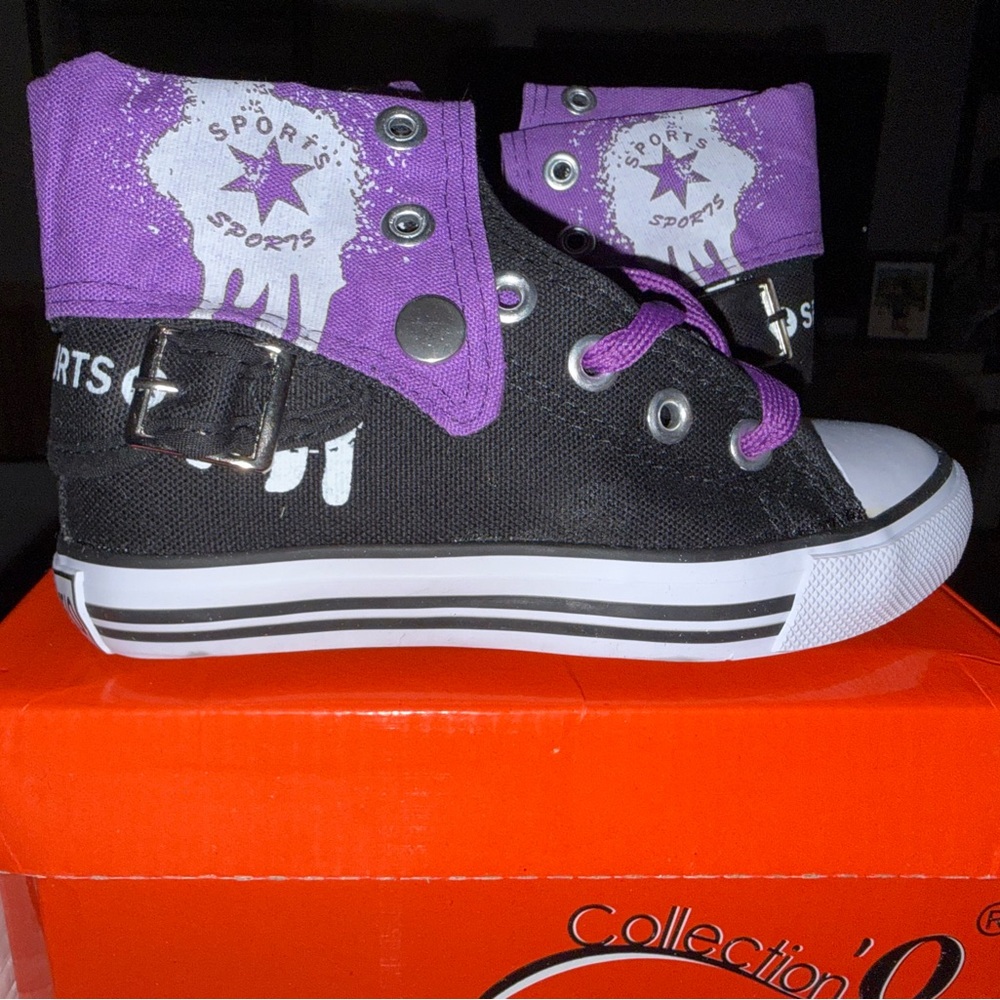 Collection’O Girl’s High-Top Sneakers Sz 8